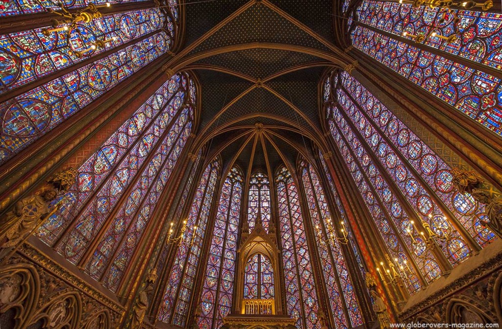 Sainte Chapelle on Île de la Cité, Paris, FRANCE
