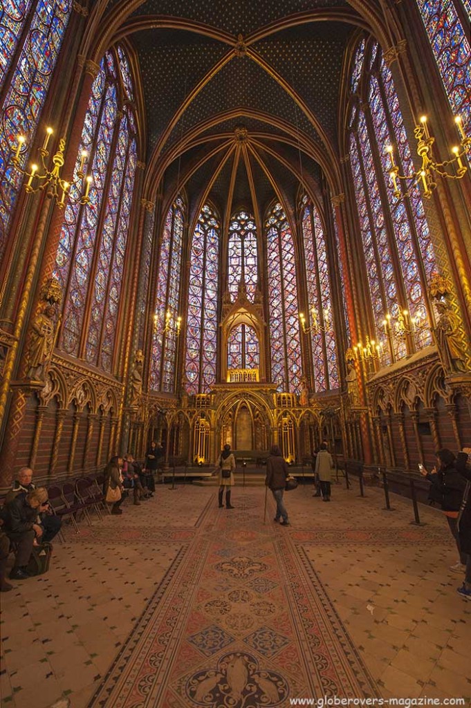 Sainte Chapelle on Île de la Cité, Paris, FRANCE