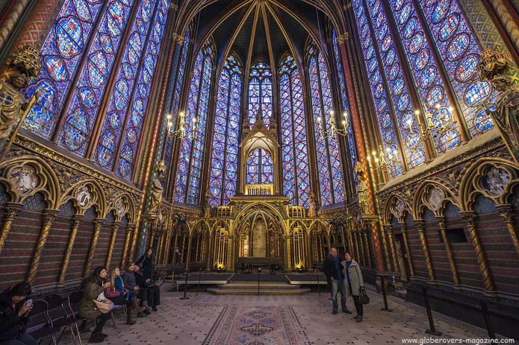 Sainte Chapelle on Île de la Cité, Paris, FRANCE