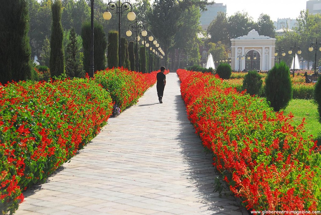 Around the Bag-i Rudaki, Dushanbe, Tajikistan