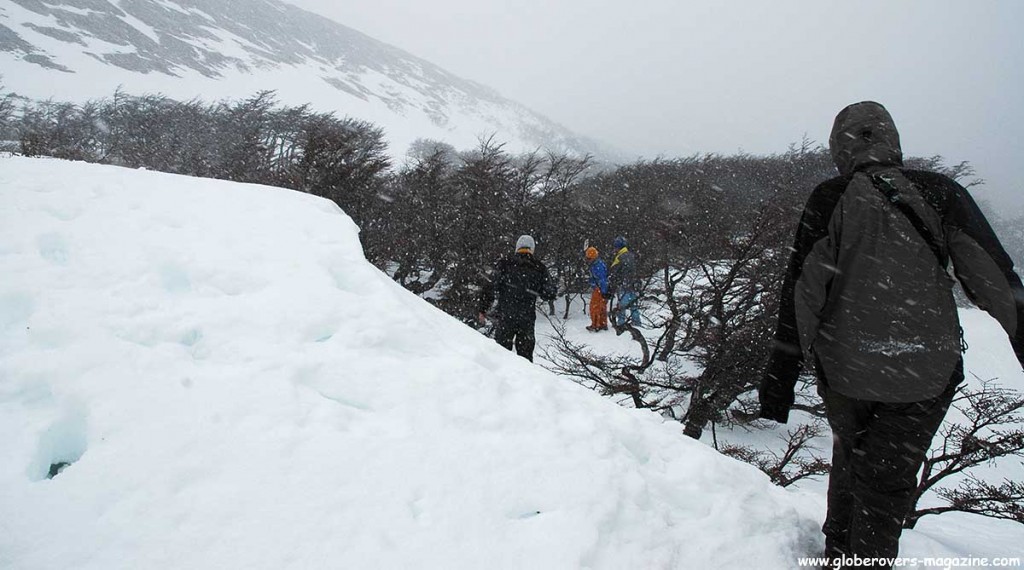 Up the mountain to Martial Glacier, Ushuaia, Argentina