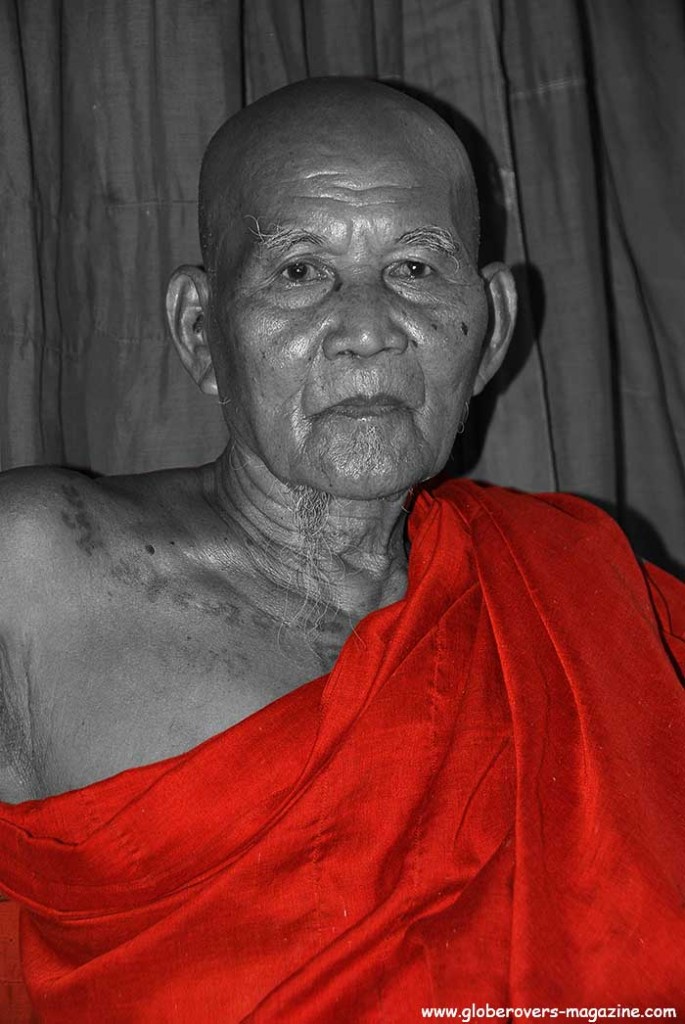 ShweGule Maha Paduma Teaching Monastery, Bago, Myanmar, monks