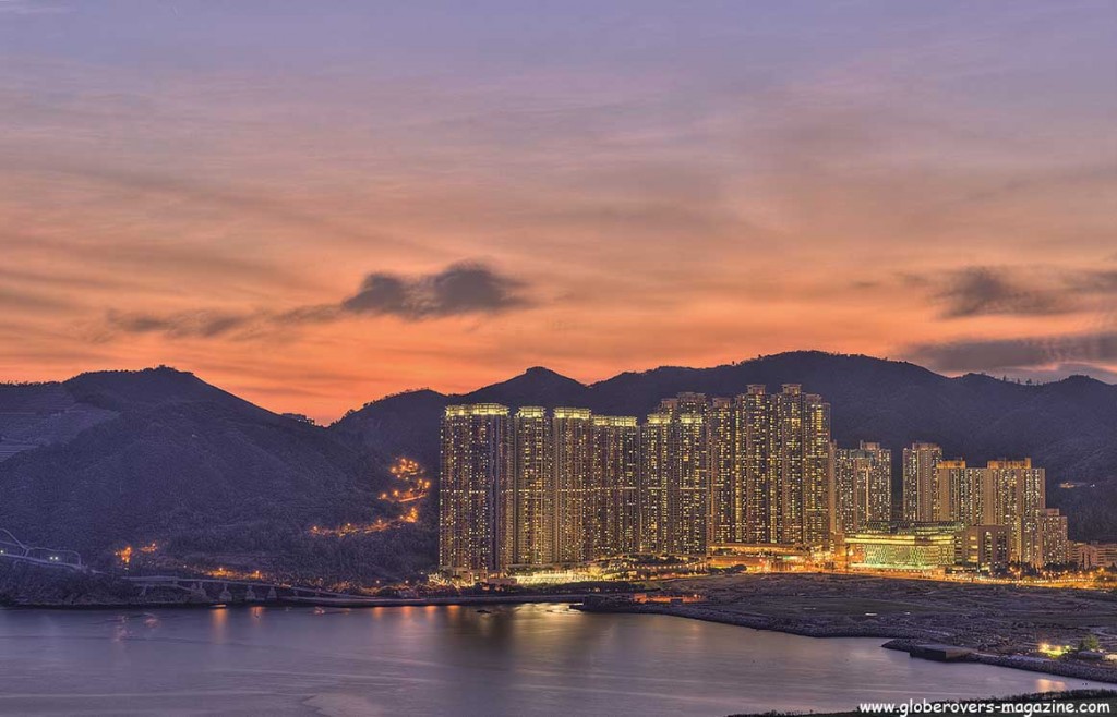 Tiu Keng Leng apartments in the New Territories of Hong Kong.