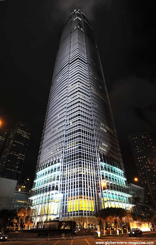 Two International Finance Centre (88 floors, completion in 2003), Central, Hong Kong Island