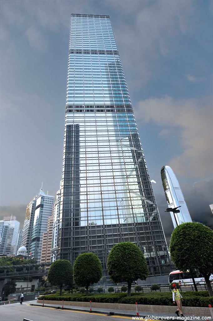 Cheung Kong Centre (63 floors, completion in 1999), Admiralty, Hong Kong Island