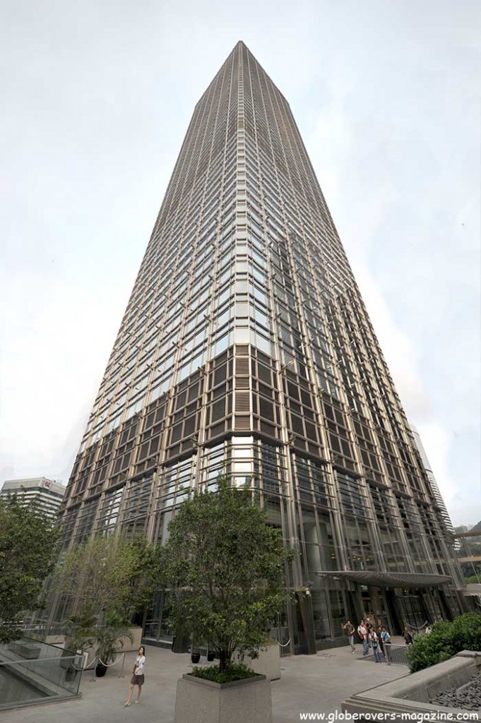 Cheung Kong Centre (63 floors, completion in 1999), Admiralty, Hong Kong Island
