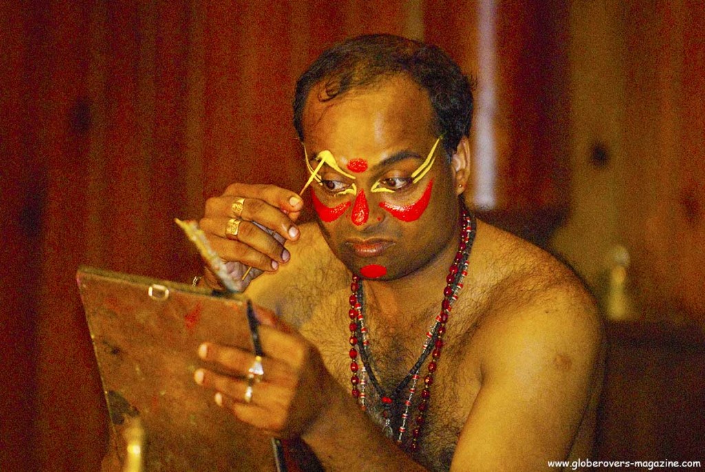 Portraits - Kathakali dance performance, Kochi, Kerala, INDIA