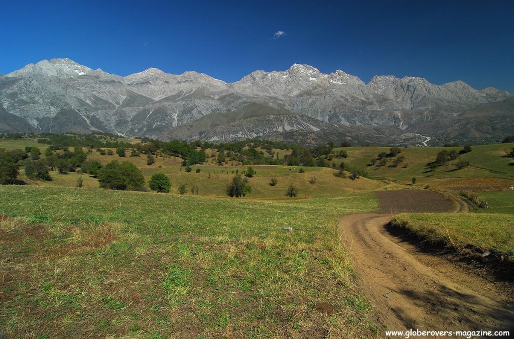 Scenery around Arslanbob, Kyrgyzstan