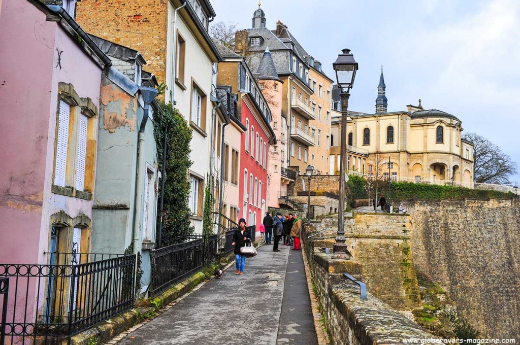 The Ville Haute ("High City") of the old city of LUXEMBOURG