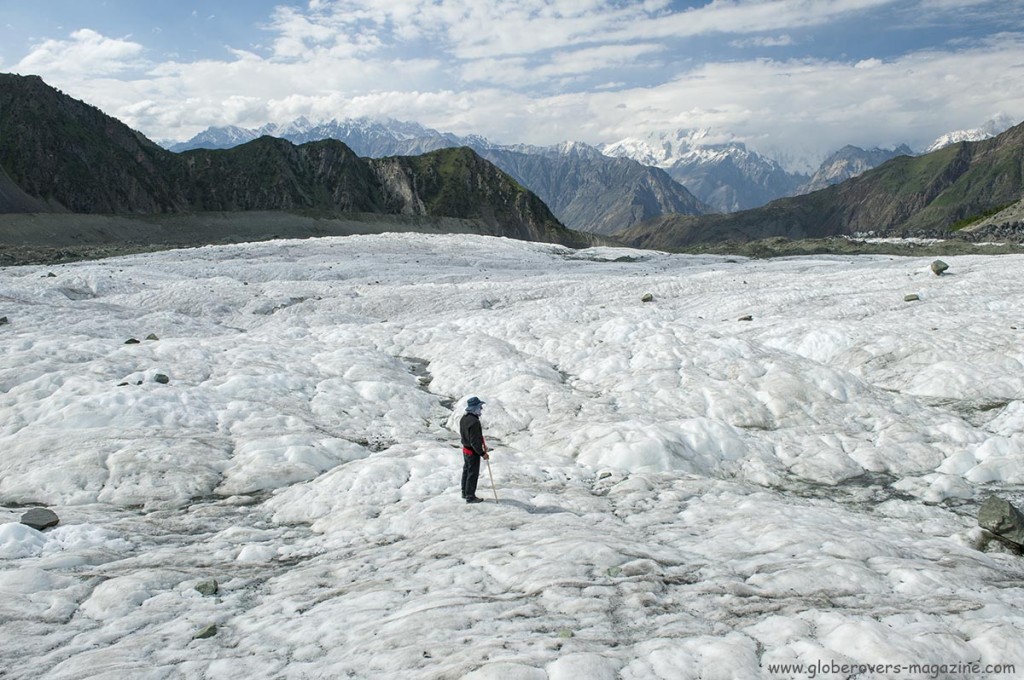 Minapin Glacier at Rakaposhi Base Camp, Hunza Vallay, PAKISTAN