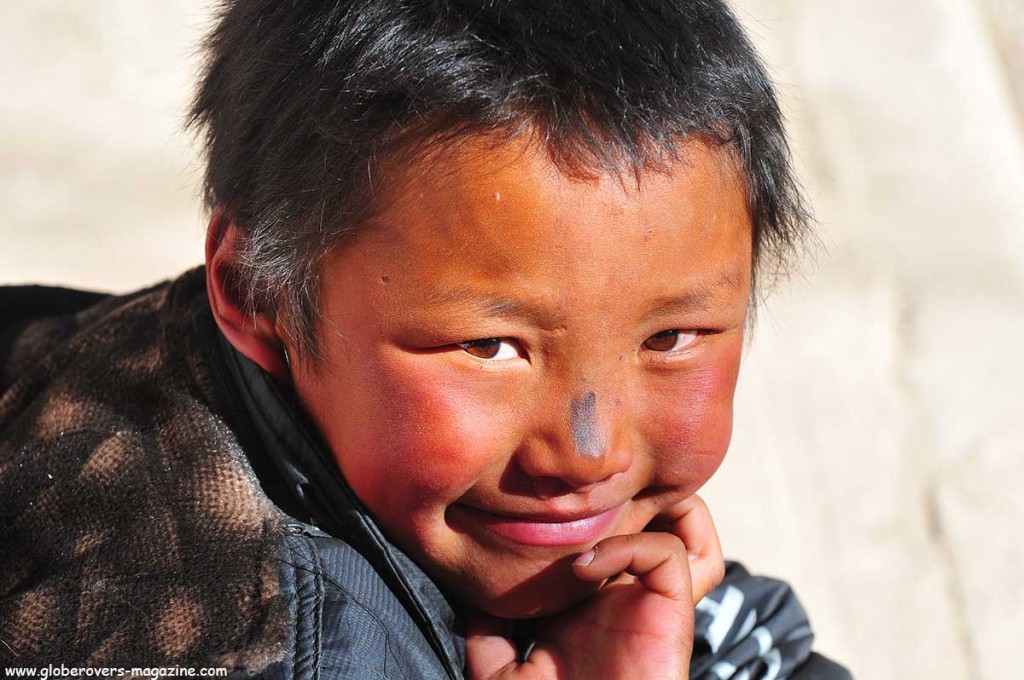 Portraits - Young boy at the Sera Monastery, Lhasa, TIBET