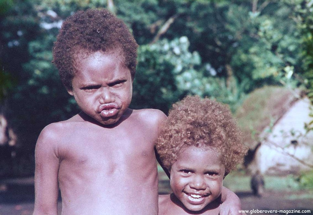 Portraits - Young boys at the Yakel Village on Tanna Island, VANUATU