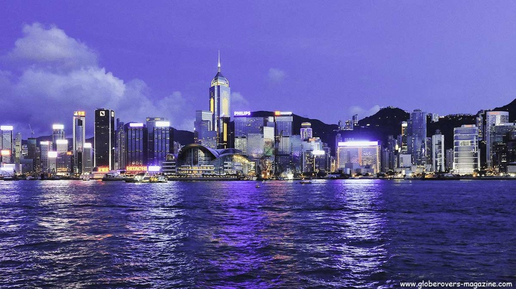 Hong Kong Island viewed from the Kowloon side