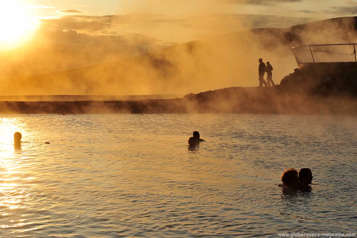 Hot springs at Hverir near Lake Mývatn, Iceland