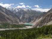 In and around Gulmit Village in the Upper Hunza Valley north of the Attabad Lake, Hunza Vallay, PAKISTAN