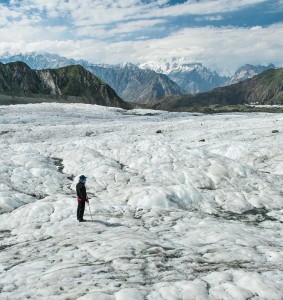 Minapin Glacier at Rakaposhi Base Camp, Hunza Valley