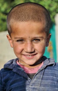 Boy in Gulmit Village in the Upper Hunza Valley 