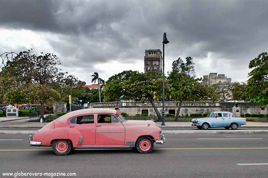 Vintage car, Old Havana (La Habana Vieja), Cuba