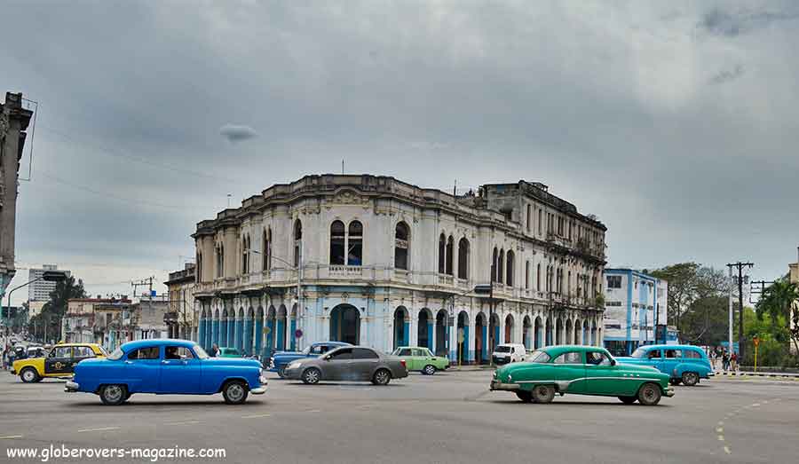 Vintage car, Old Havana (La Habana Vieja), Cuba