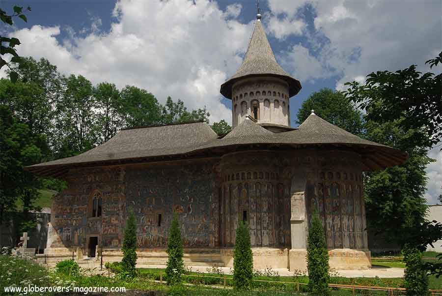 Voronet Monastery, Bucovina near Suceava, Romania