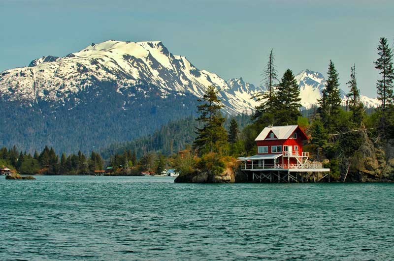 Halibut Cove, glaciers, alaska, usa, travel 