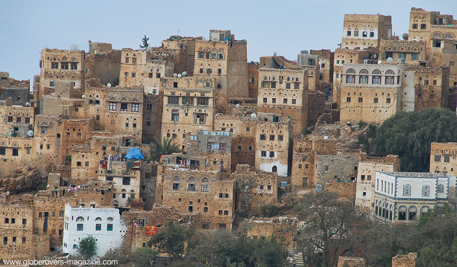 The village of Al-Mahwit, Yemen